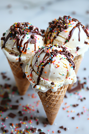 冰淇淋甜食零食素材