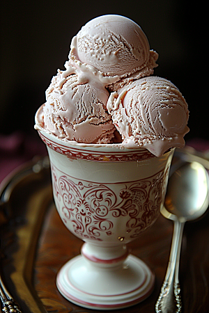冰淇淋芭菲冰沙素材