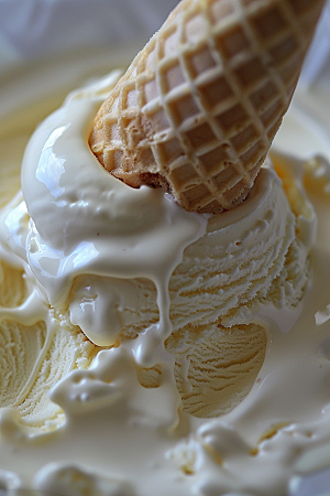 冰淇淋蛋筒高清素材
