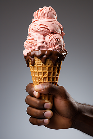 冰淇淋甜品新地素材