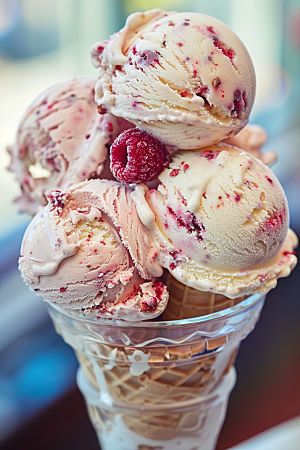 冰淇淋清凉美食素材