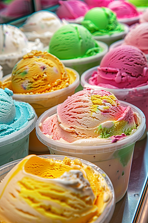 冰淇淋零食甜筒素材