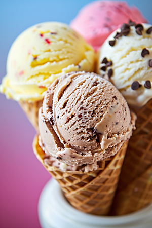 冰淇淋清凉美食素材