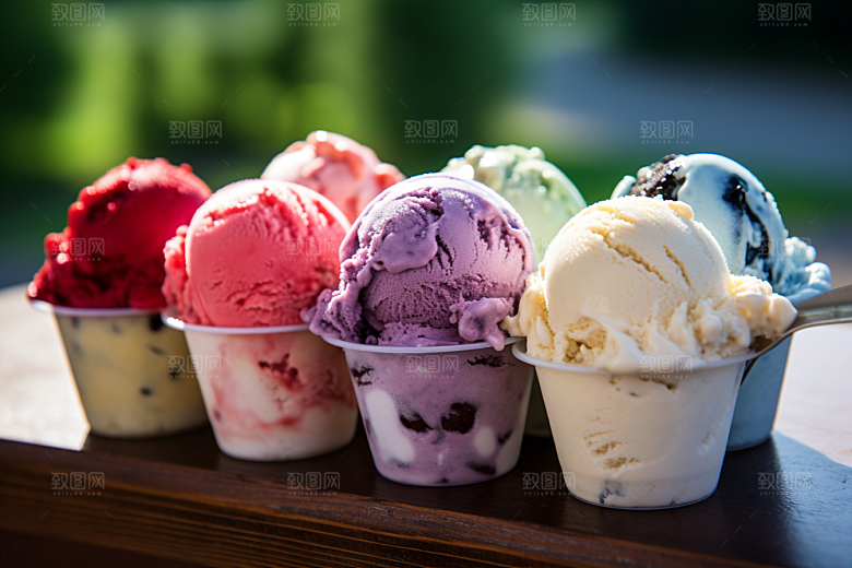 冰淇淋美味美味素材