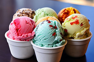 冰淇淋清凉高清素材