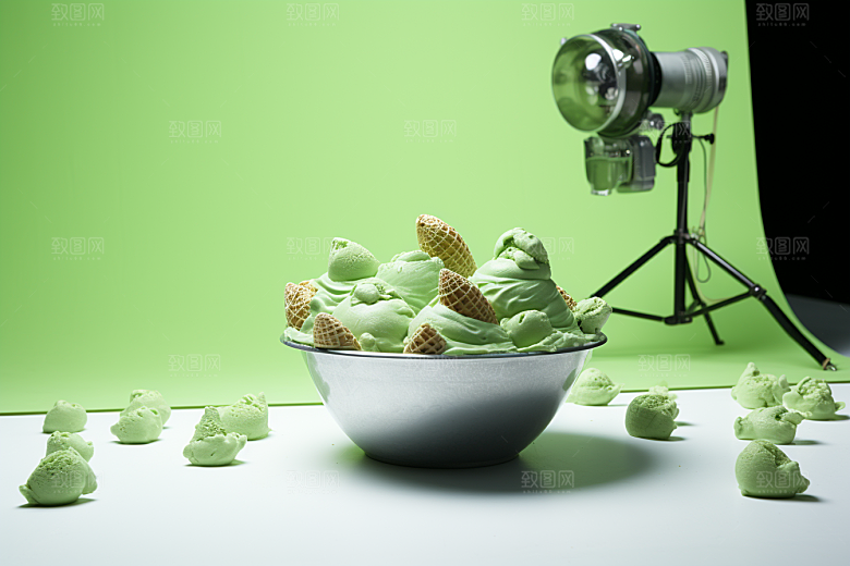 冰淇淋美味美味素材