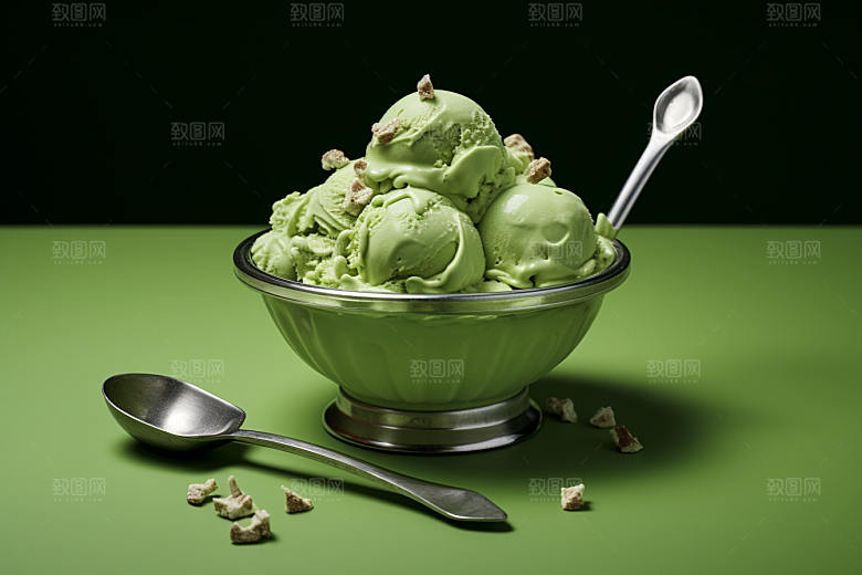 冰淇淋蛋筒甜品素材