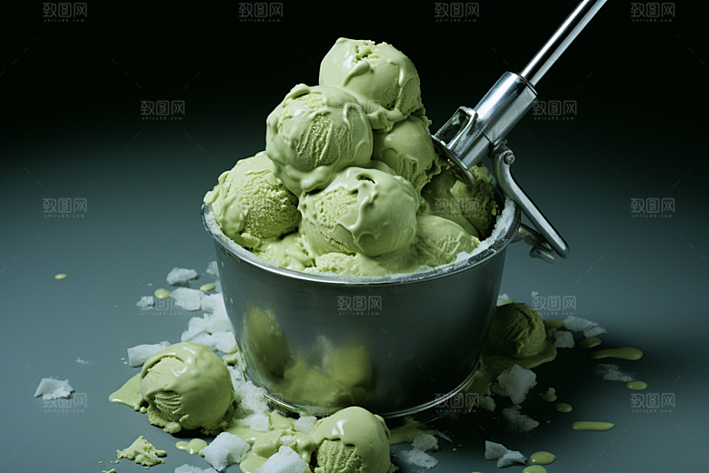 冰淇淋夏季美味素材