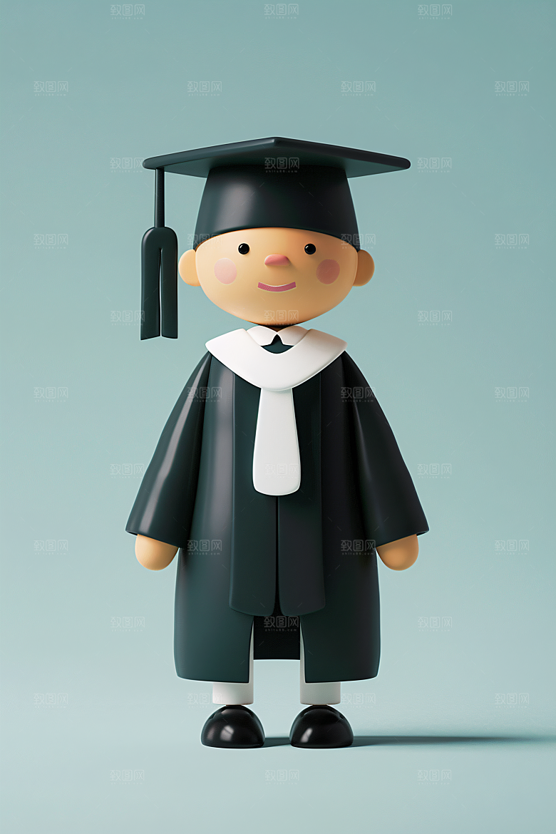 3D毕业生C4D学生模型