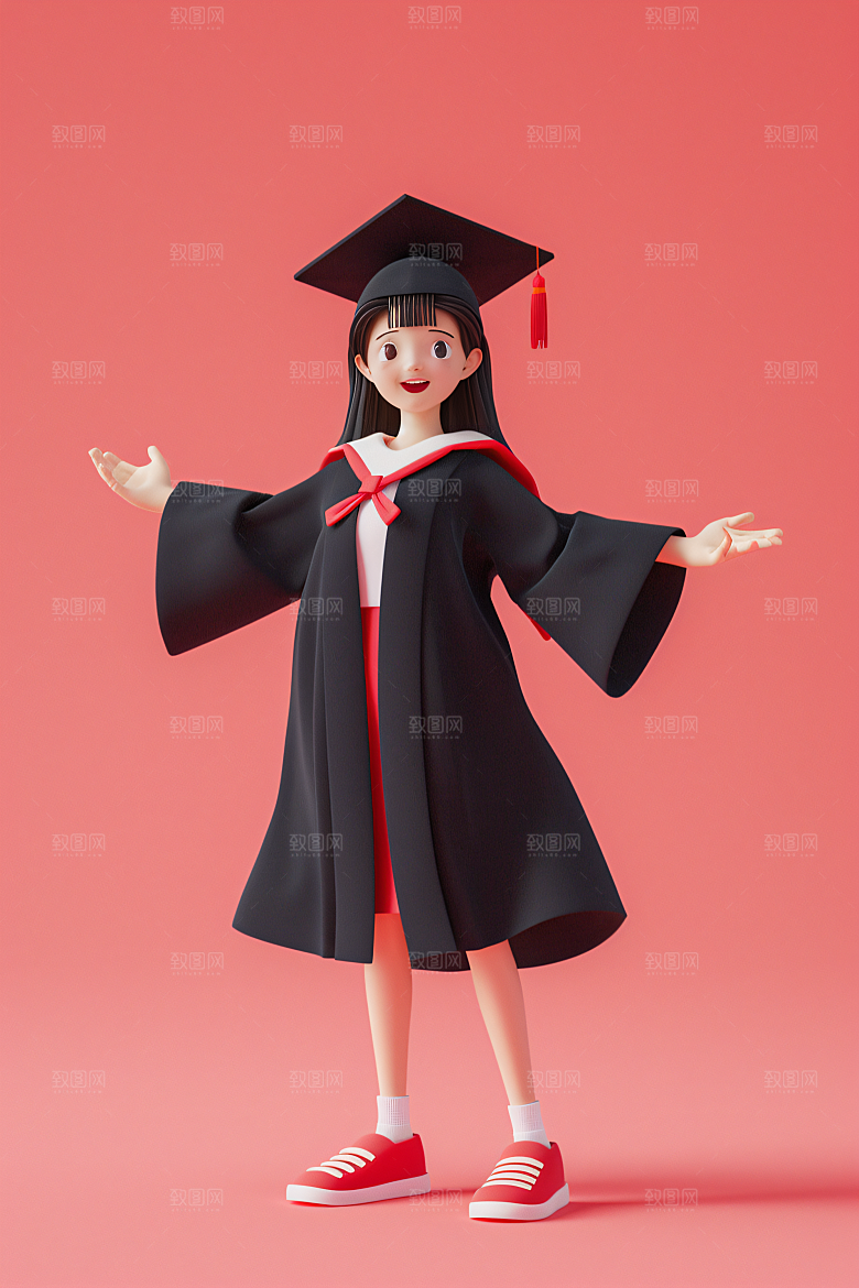 3D毕业生C4D人物模型