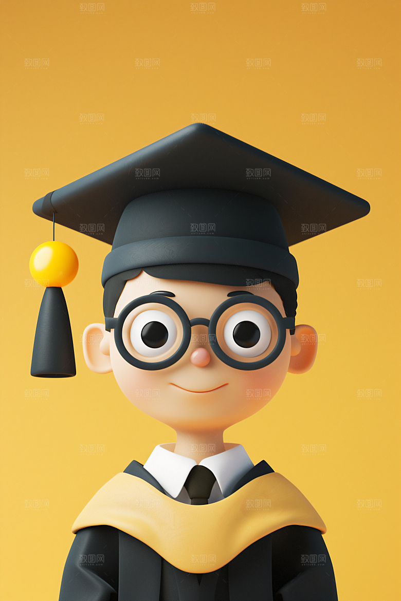 3D毕业生C4D人物模型