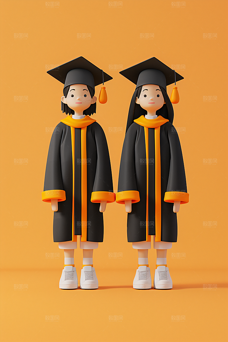 3D毕业生C4D人物模型
