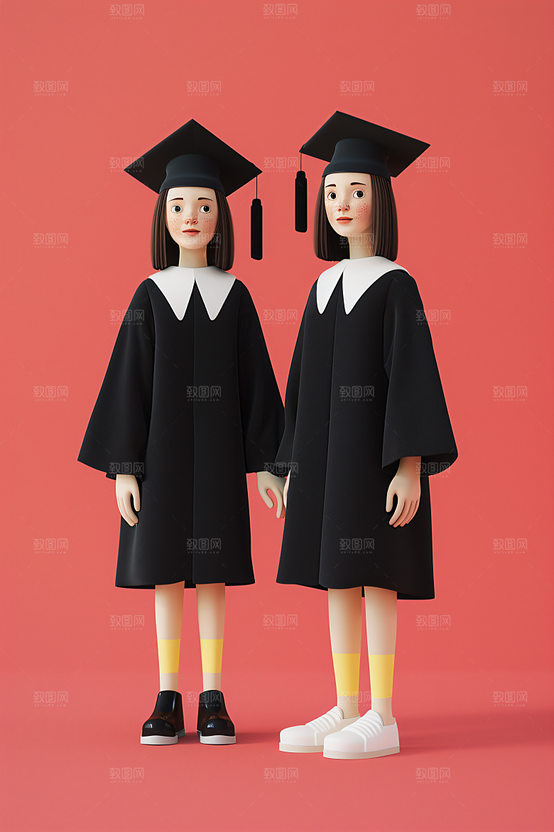 3D毕业生形象肖像模型