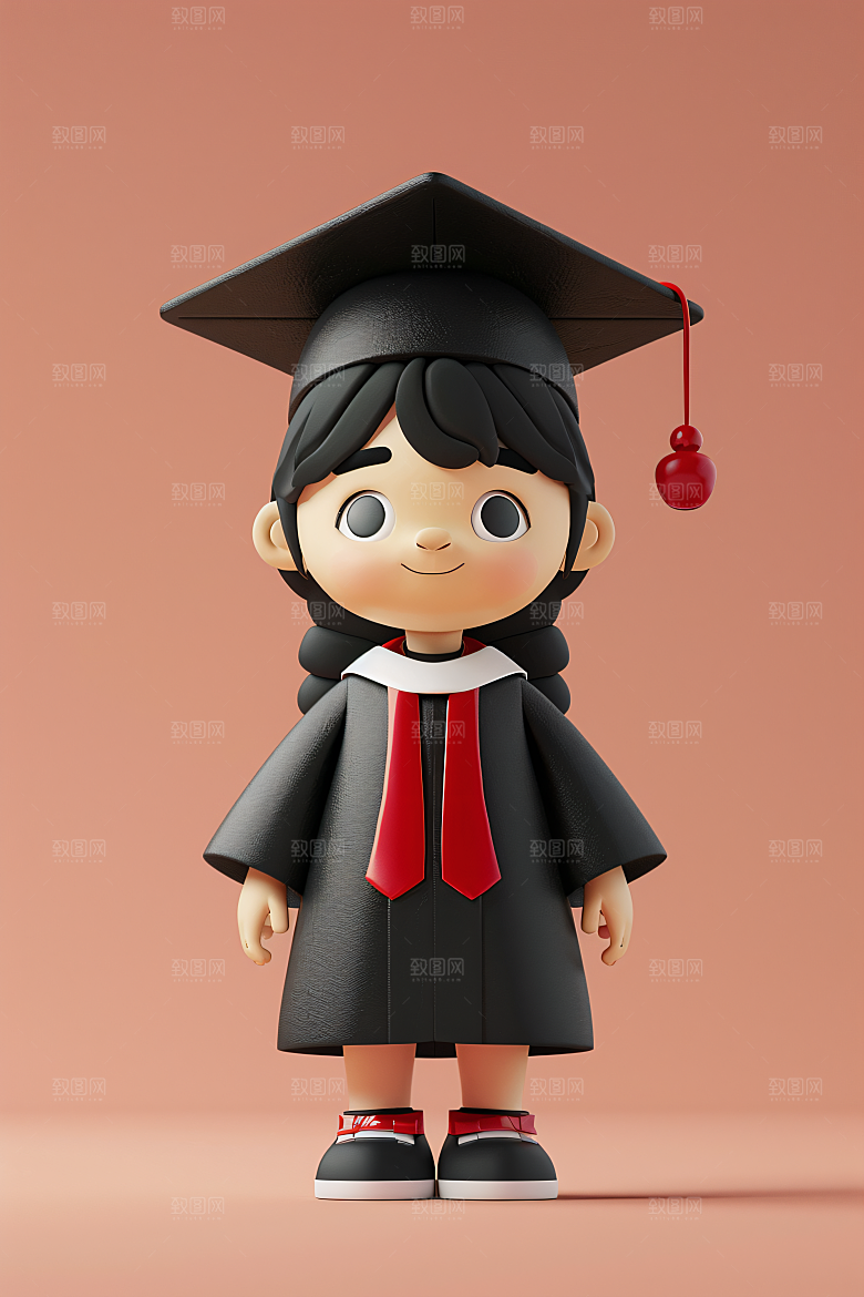 3D毕业生C4D人物模型