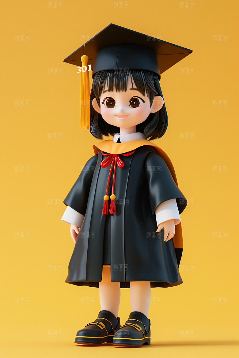 3D毕业生C4D人物模型