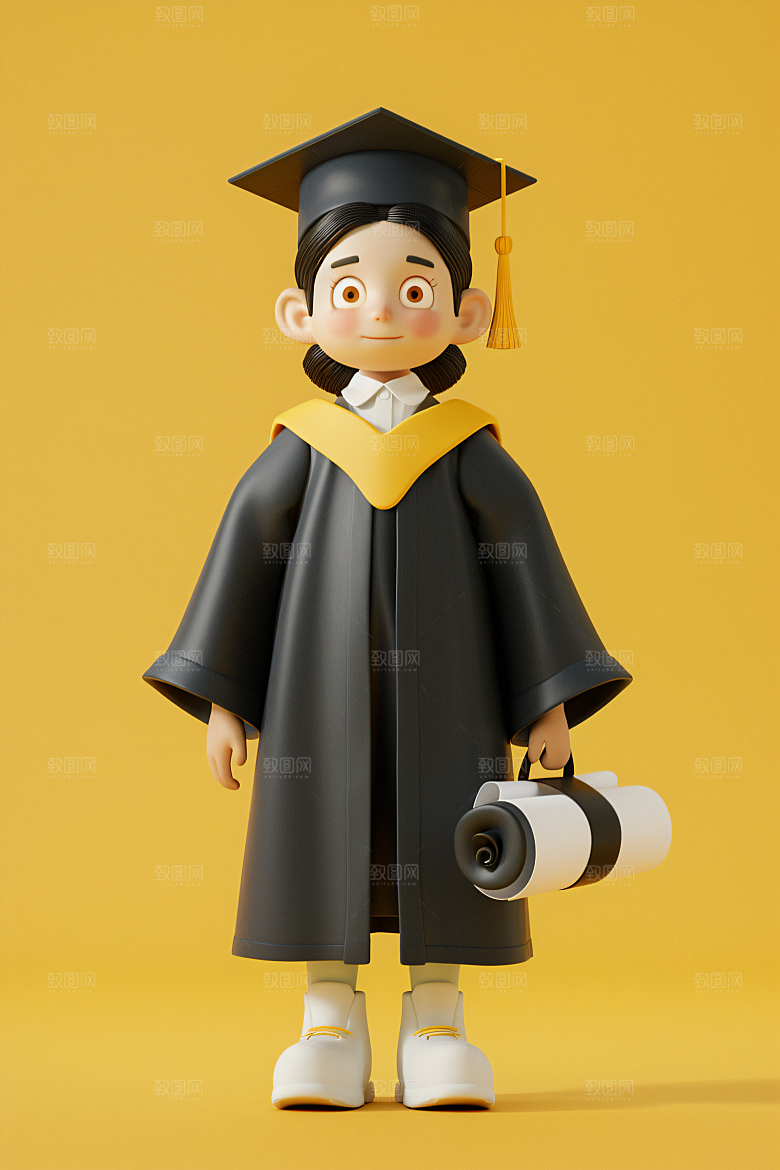3D毕业生C4D形象模型