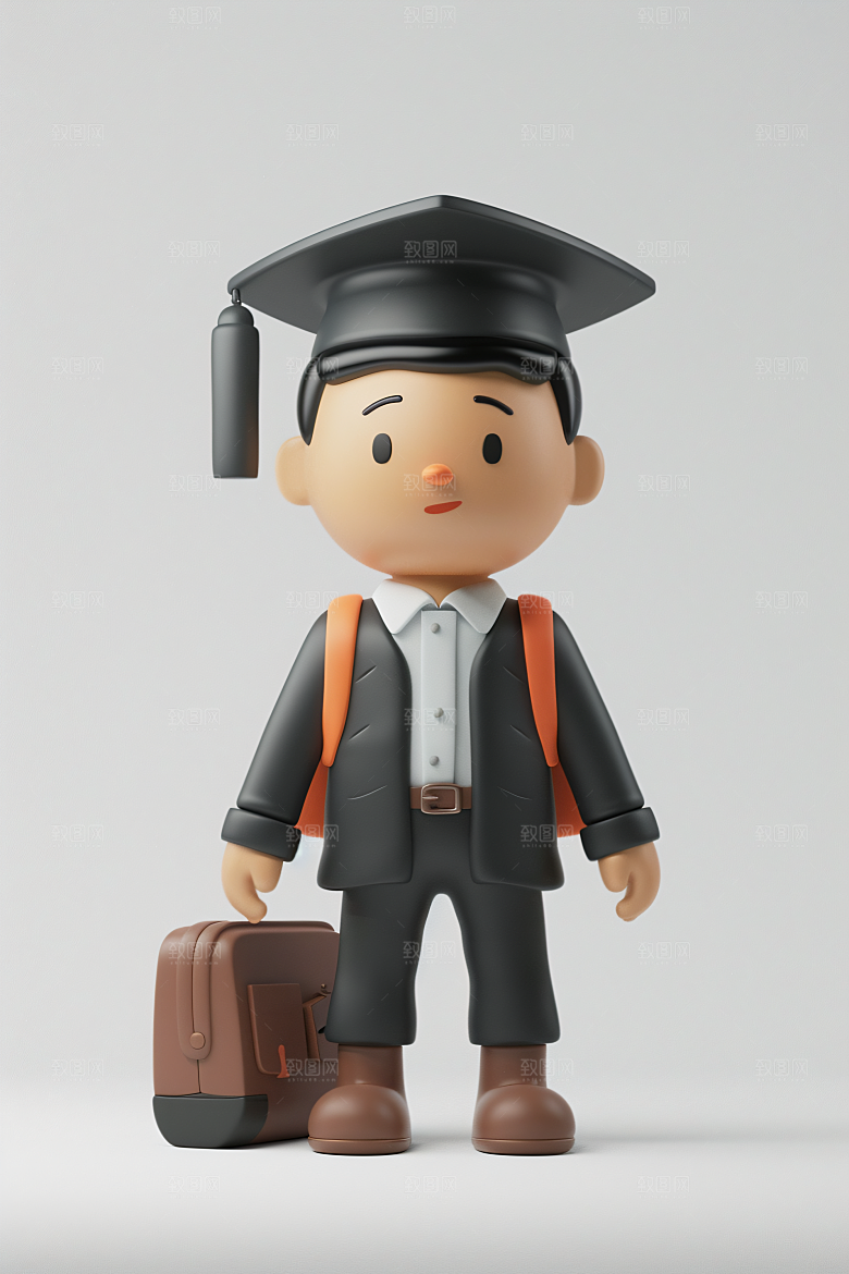 3D毕业生形象肖像模型