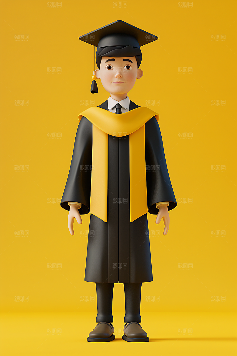 3D毕业生形象肖像模型