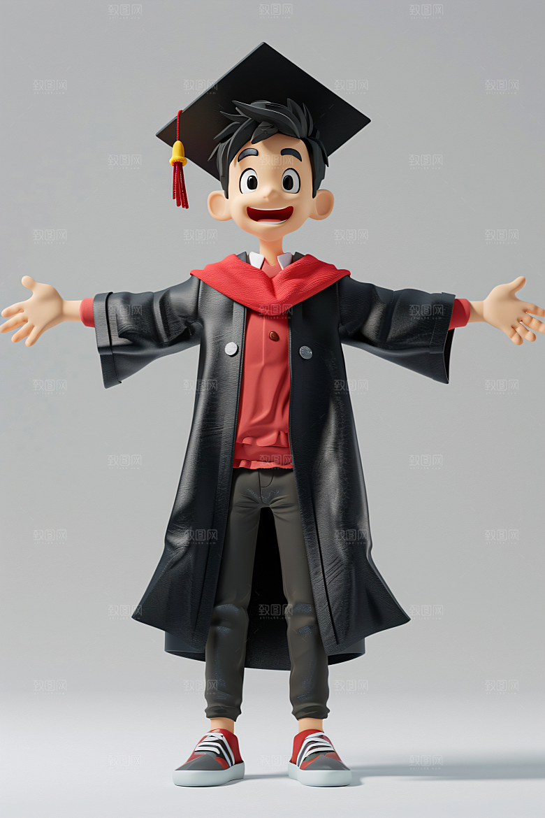 3D毕业生C4D学生模型