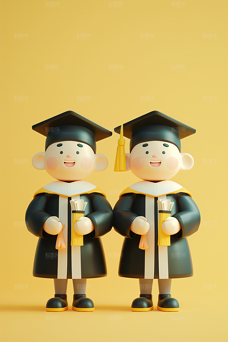 3D毕业生C4D人物模型