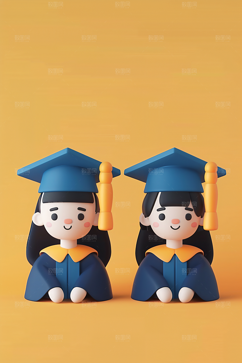 3D毕业生形象肖像模型