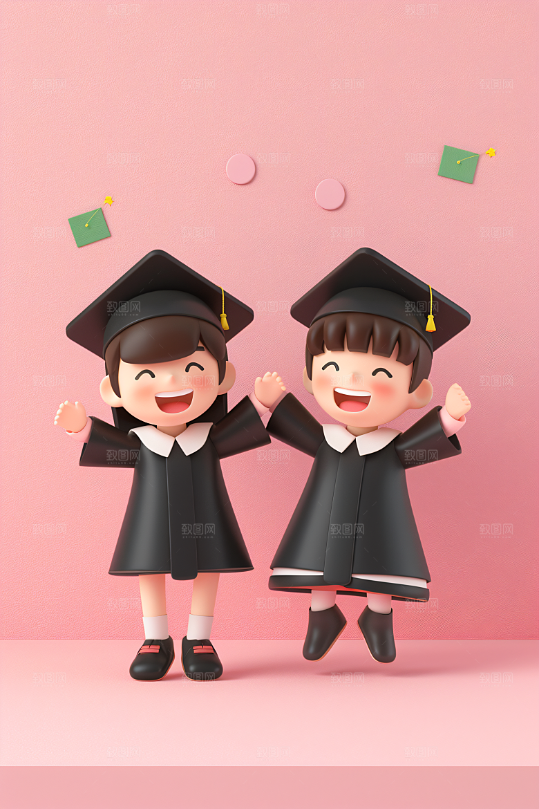 3D毕业生肖像高清模型