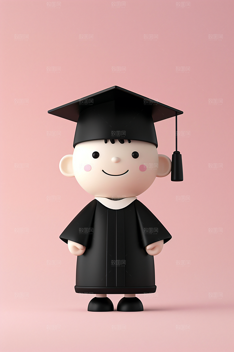 3D毕业生C4D学生模型