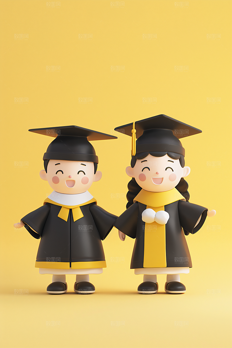 3D毕业生C4D人物模型