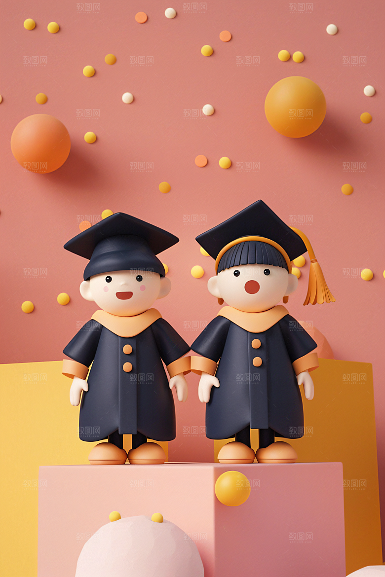 3D毕业生C4D人物模型