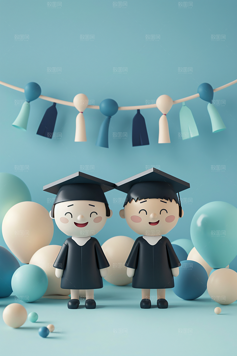3D毕业生C4D人物模型