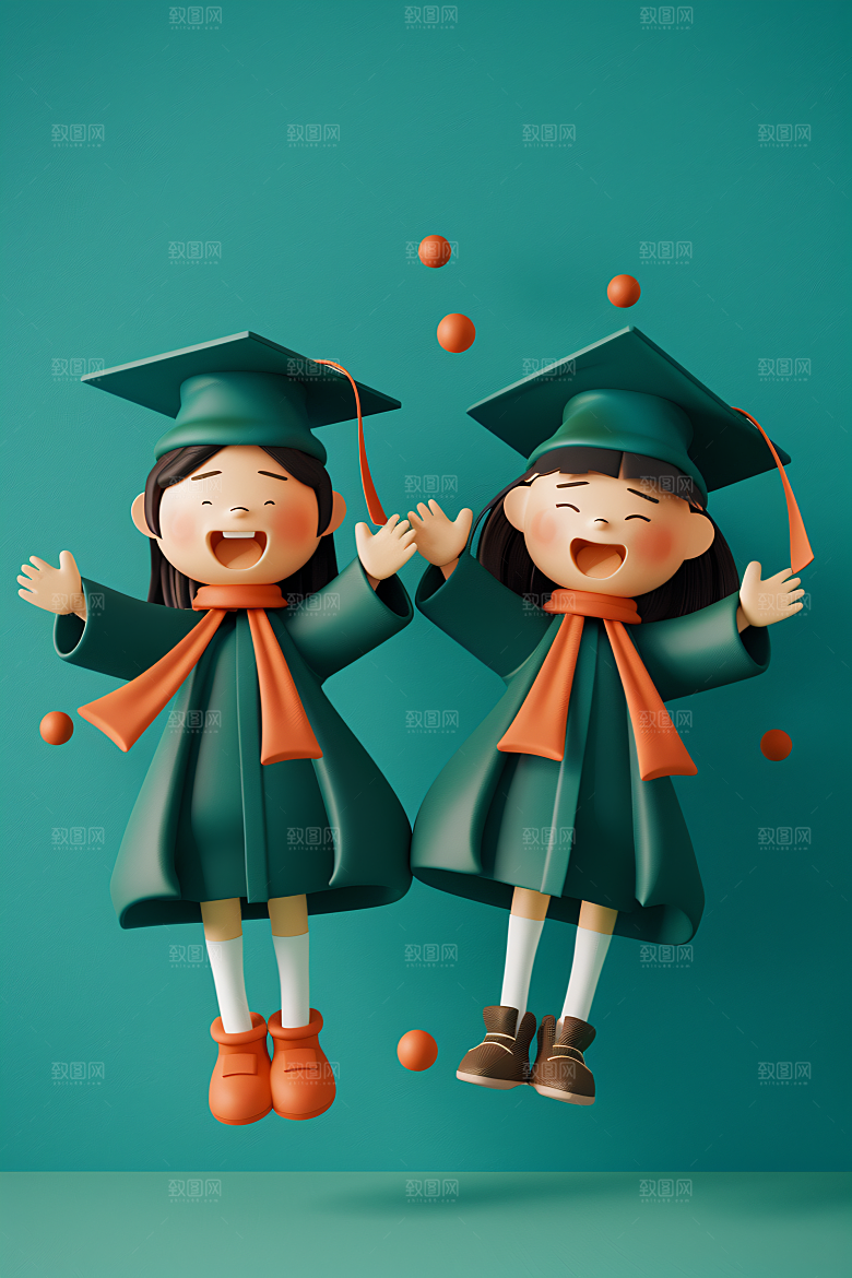 3D毕业生C4D学生模型