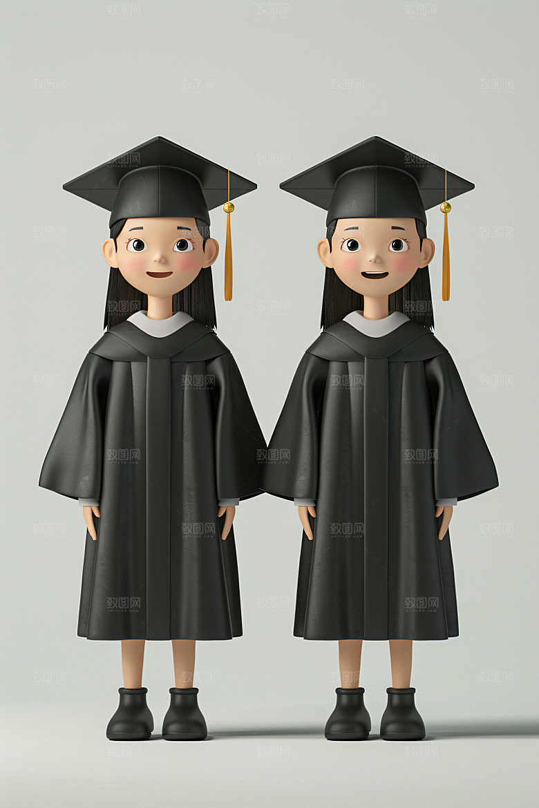 3D毕业生C4D人物模型
