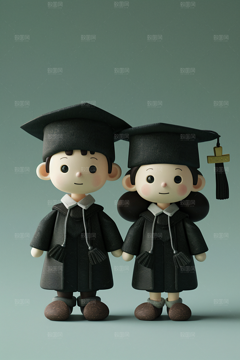 3D毕业生C4D全身照模型