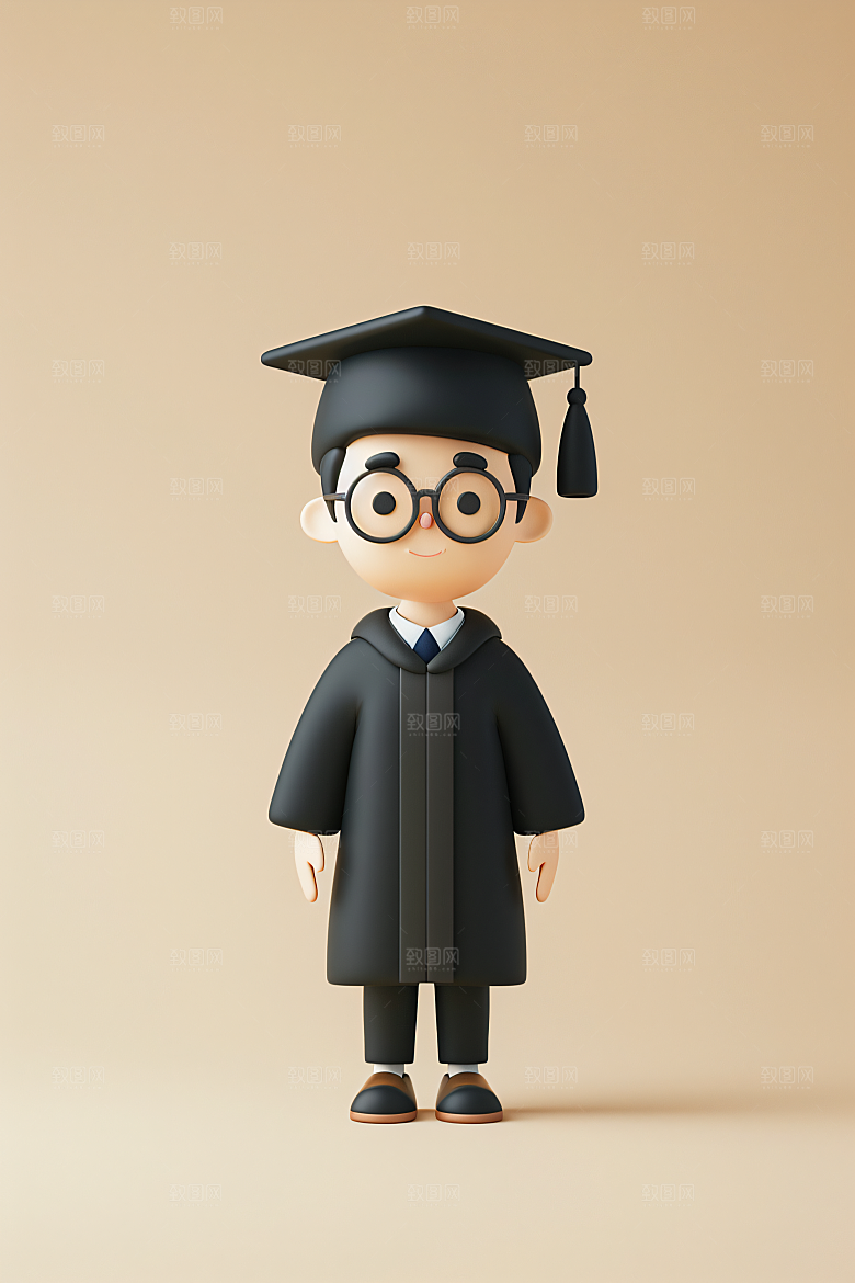 3D毕业生C4D学生模型