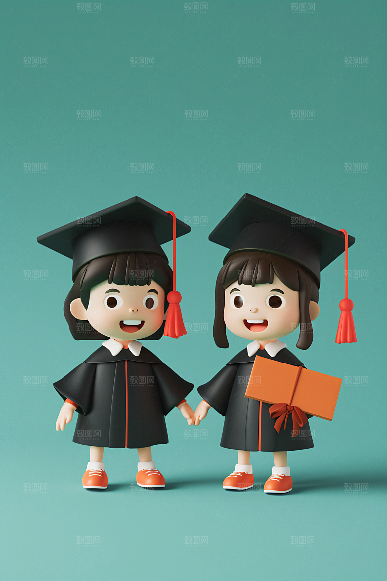 3D毕业生形象肖像模型