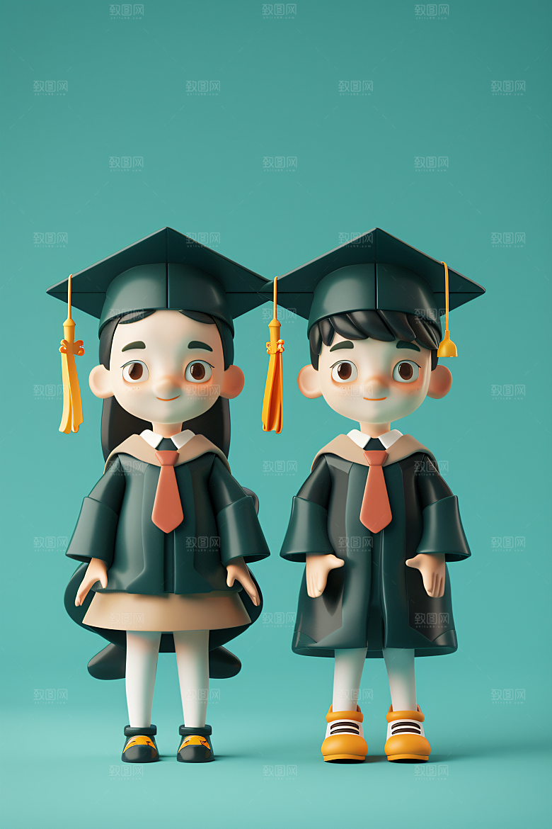 3D毕业生C4D形象模型