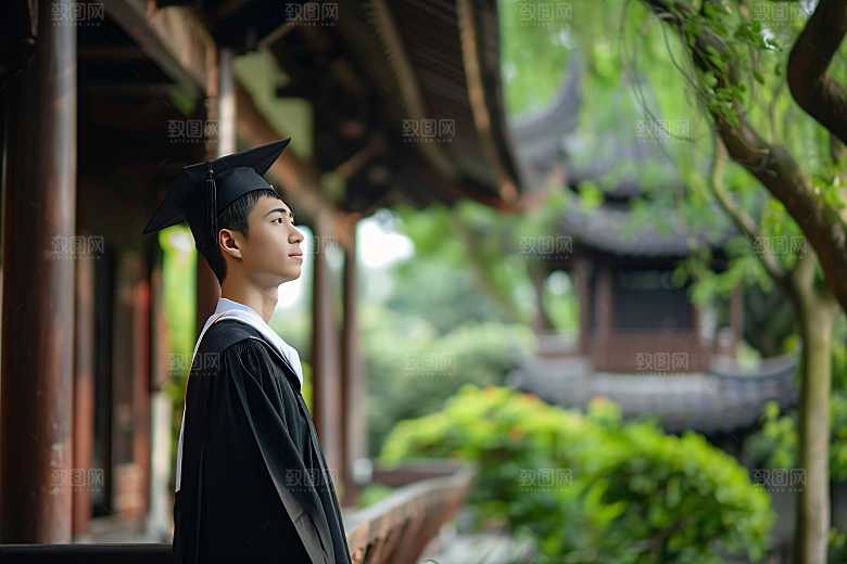 毕业证书毕业季学校摄影图