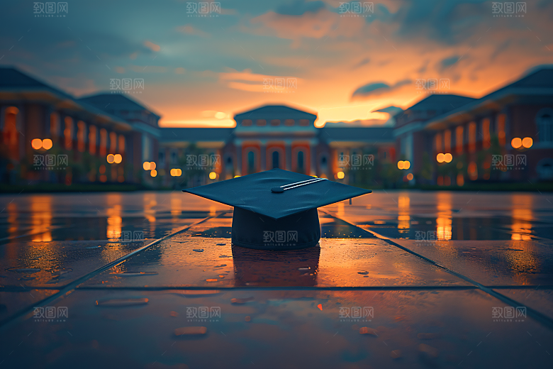 毕业证书学生毕业生摄影图