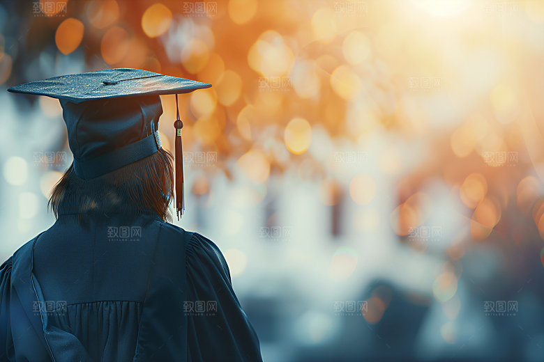 毕业证书学校六月摄影图