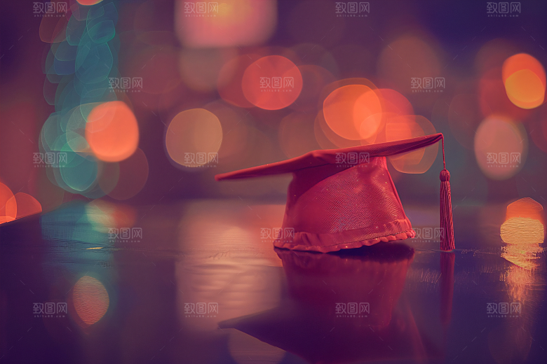 毕业证书学校六月摄影图