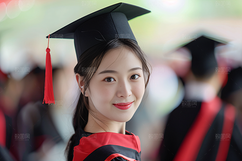 毕业证书毕业季清新摄影图