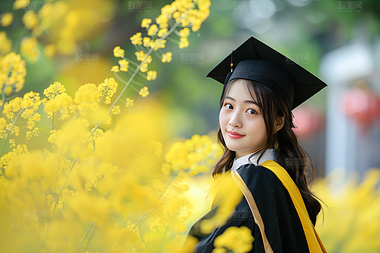 毕业证书学校高清摄影图