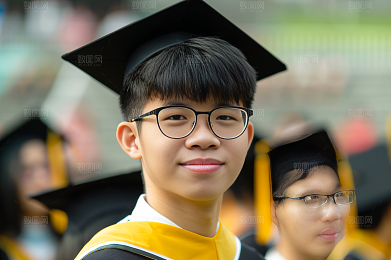 毕业证书学生毕业季摄影图