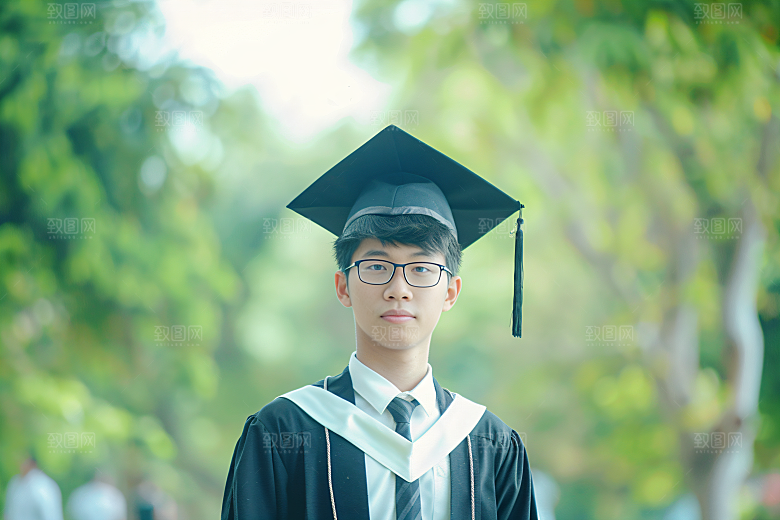毕业证书青春自然摄影图