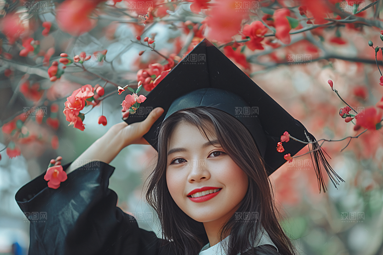 毕业证书毕业生学生摄影图