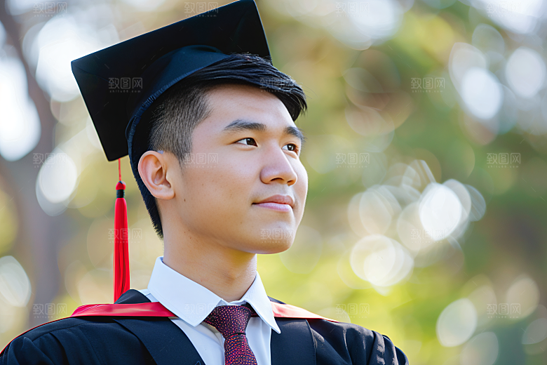 毕业证书学生学校摄影图