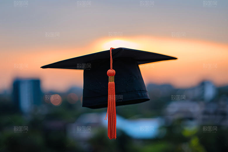 毕业证书学生毕业季摄影图