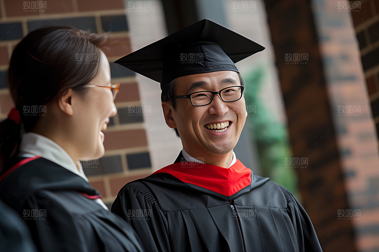 毕业证书阔别校园高清摄影图