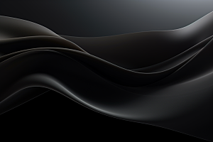黑色波浪抽象质感背景图