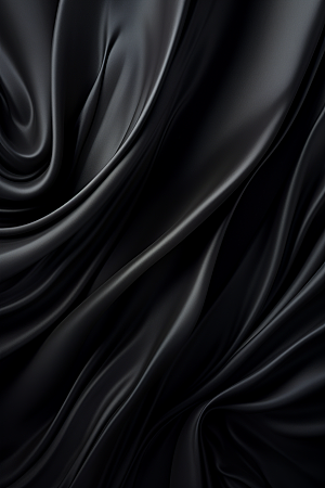 黑色波浪丝滑石膏雕线背景图